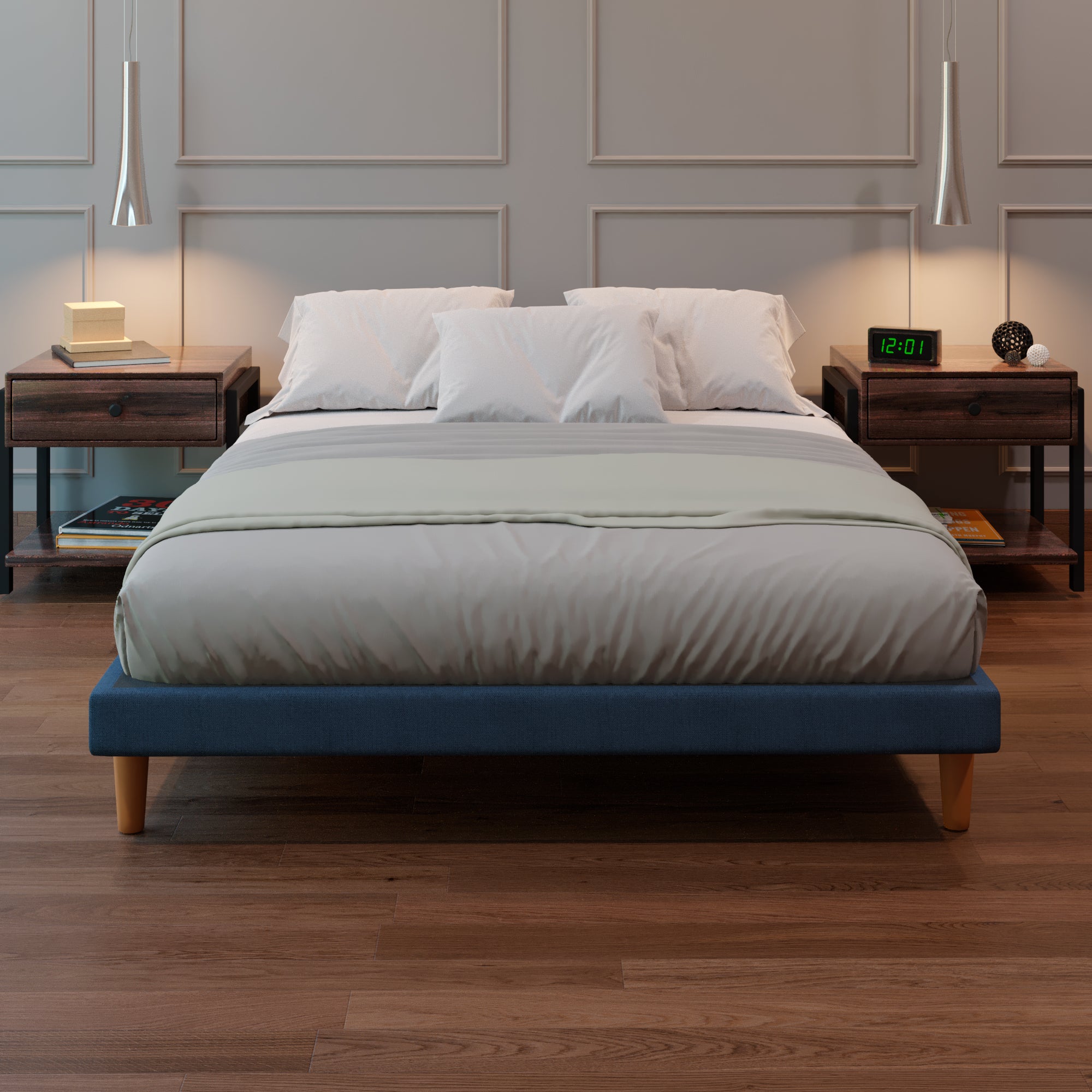 Base de Cama Urban Lino Azul