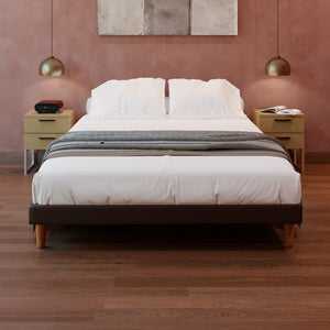 Base de Cama Urban Vinil Chocolate