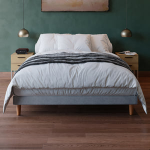 Base De Cama Urban Lino Gris