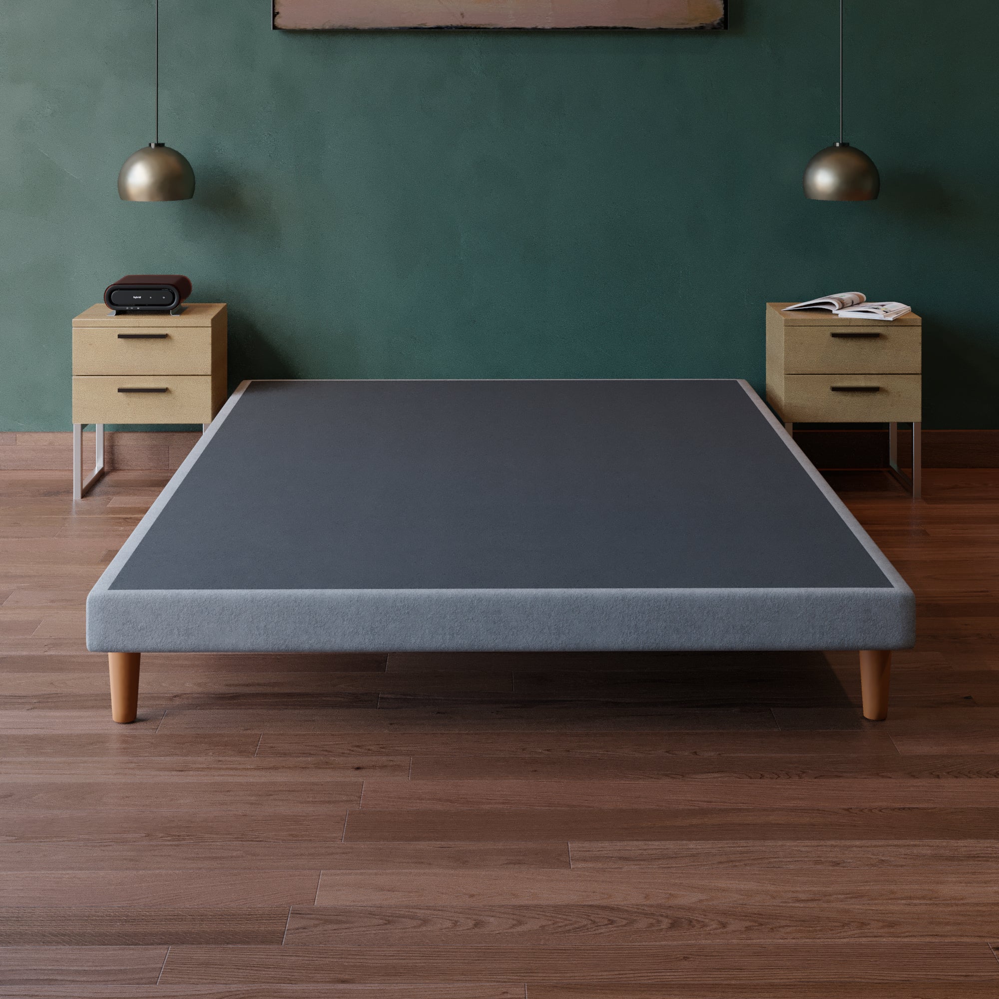 Base De Cama Urban Lino Gris