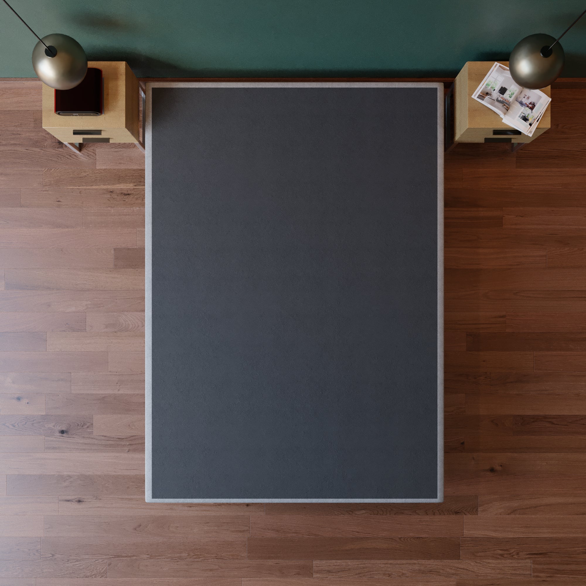 Base De Cama Urban Lino Gris