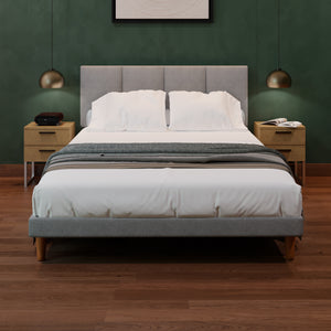 Cama Tradicional Napoles Lino Gris