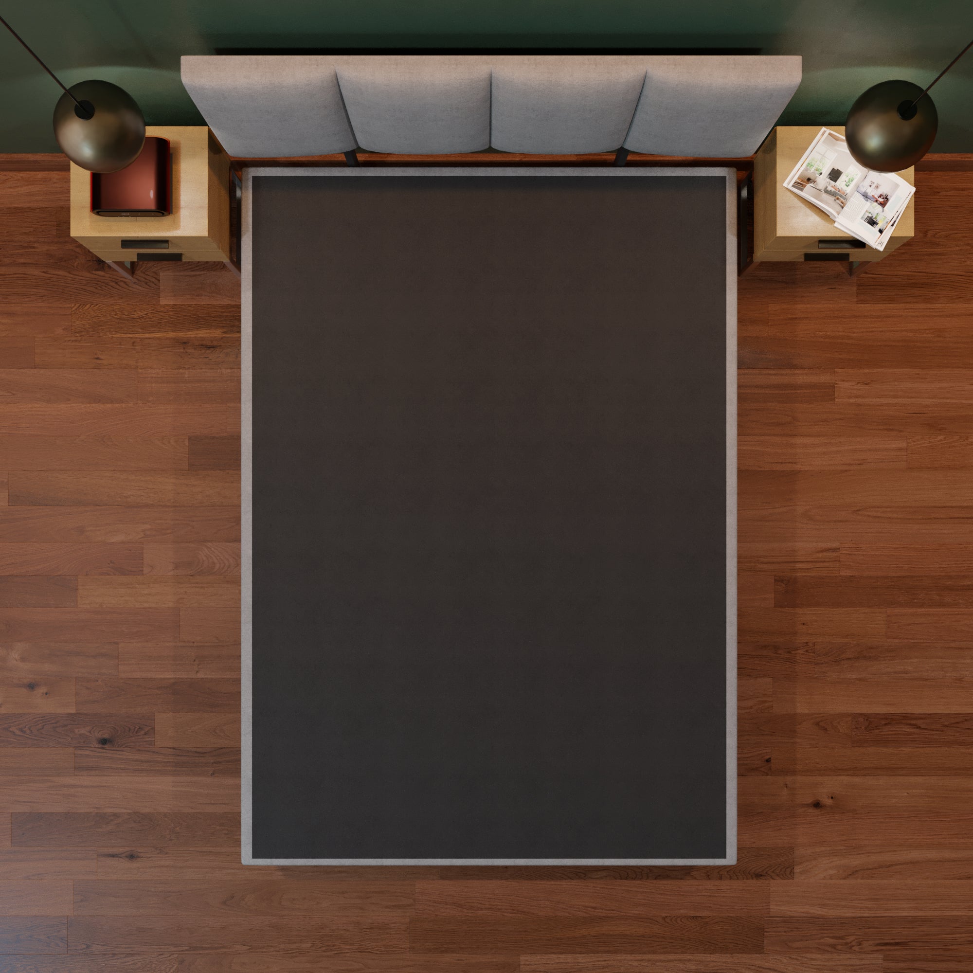 Cama Tradicional Napoles Lino Gris