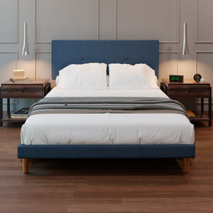 Cama Tradicional Urban Lino Azul