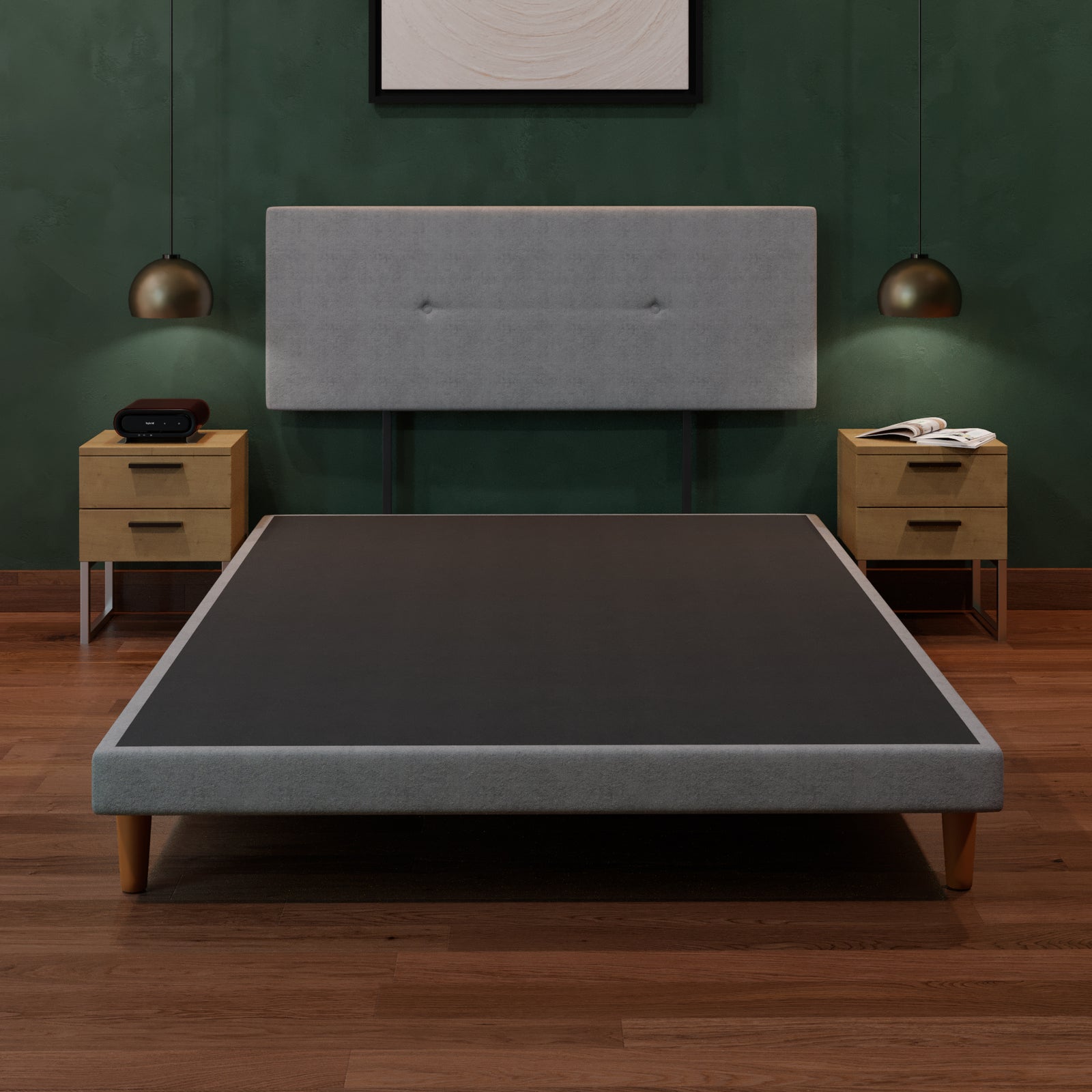Cama Tradicional Urban Lino Gris