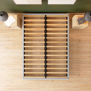 Base de Cama Roma Lino Gris