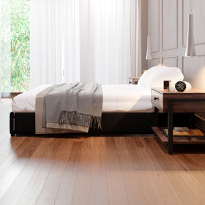 Base de Cama Roma Lino Negro