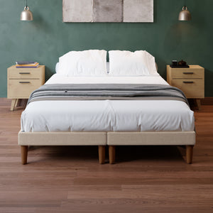 Base de Cama Praga Lino Beige