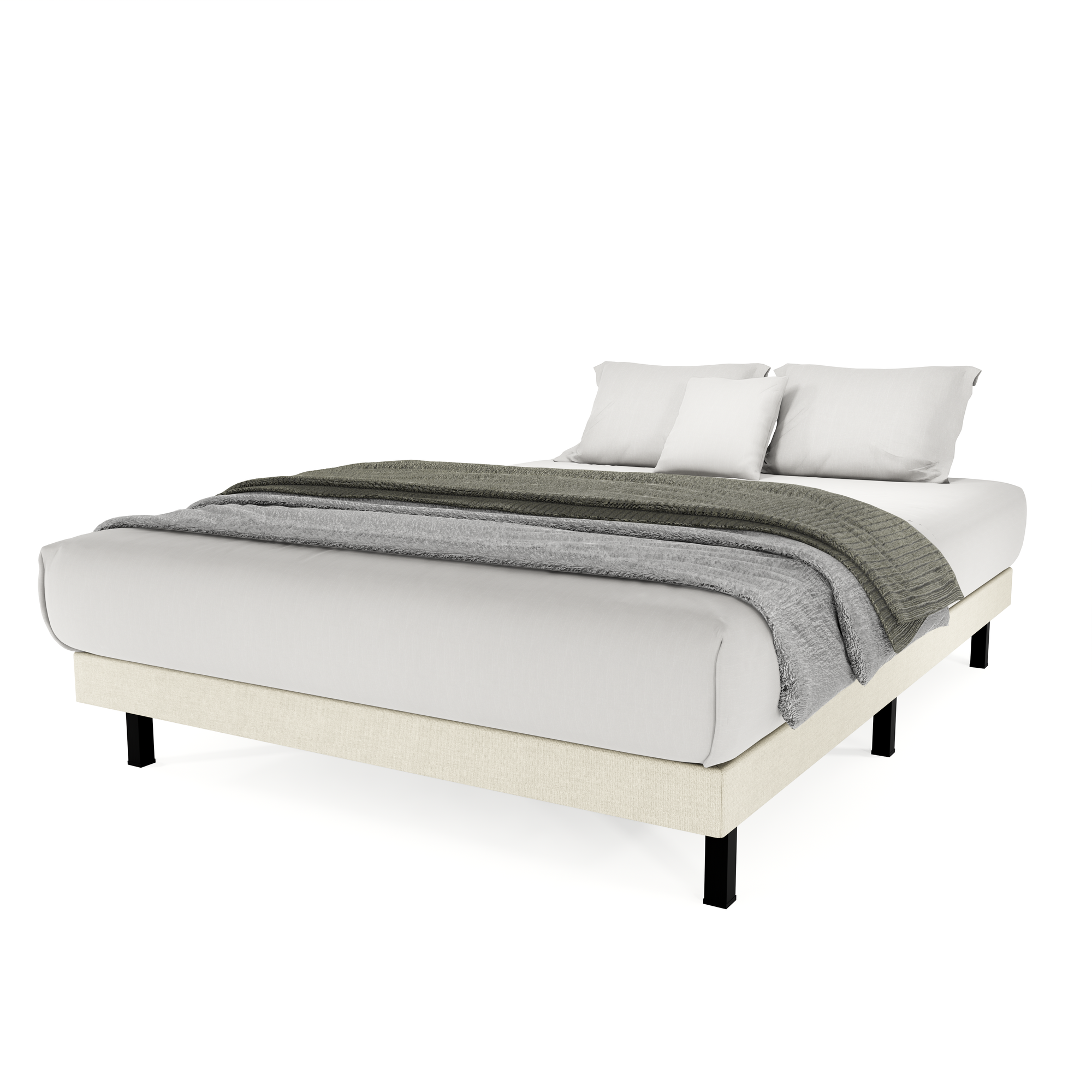 Base Cama Box Urban Lino Beige