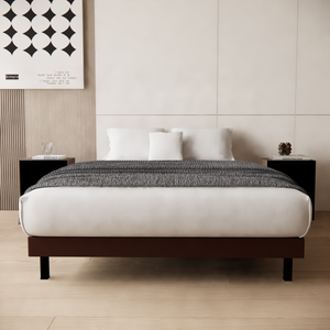 Base Cama Box Urban Vinil Chocolate