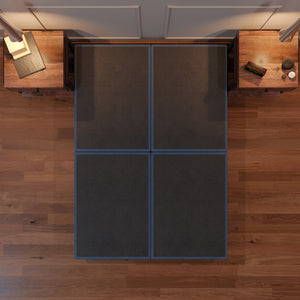 Base de Cama Praga Lino Azul