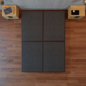 Base de Cama Praga Lino Chocolate