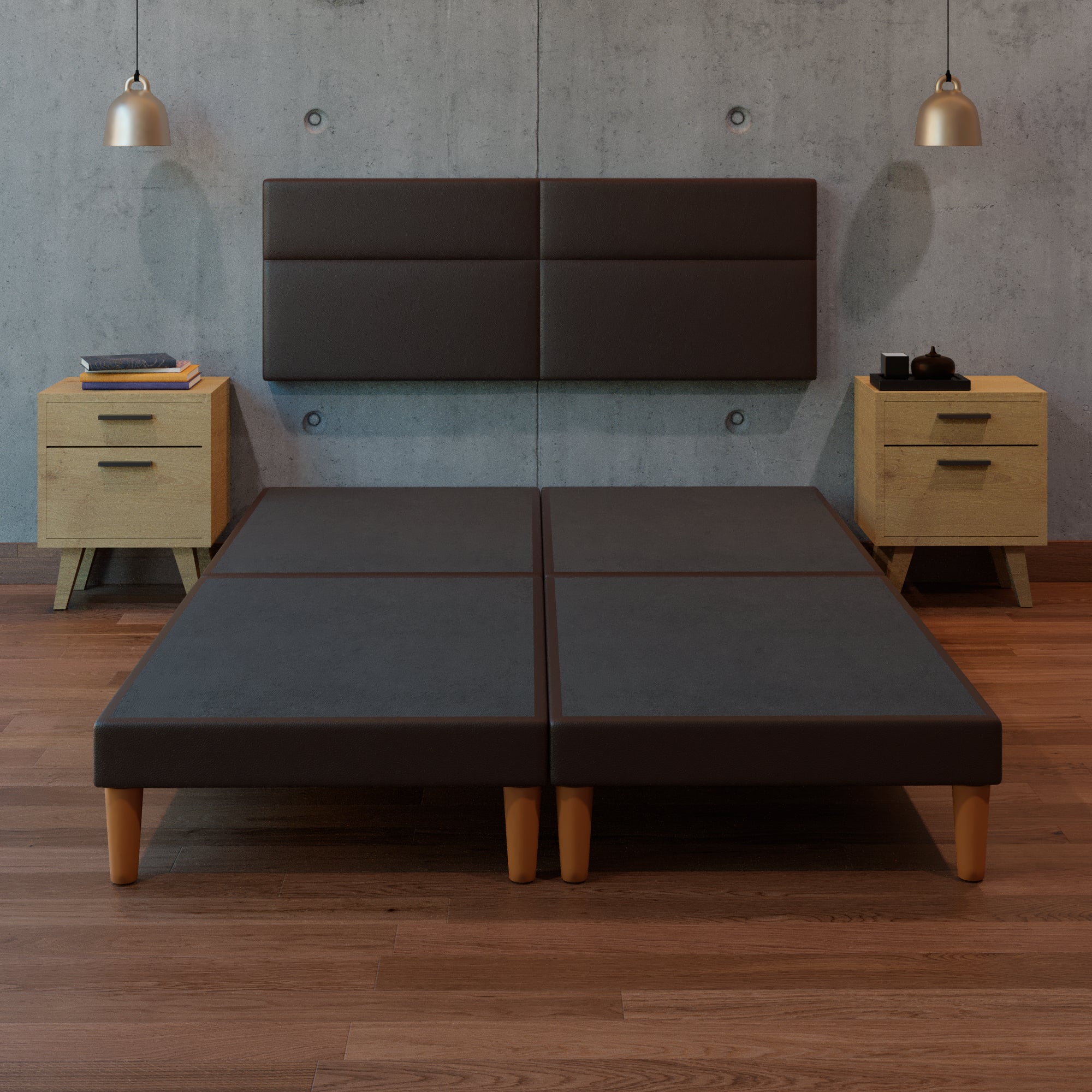 Cama Modular Cairo Lino Chocolate
