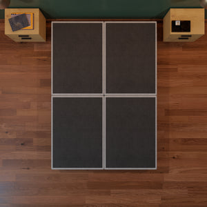 Base de Cama Praga Lino Gris