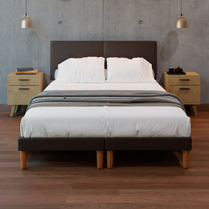 Cama Modular Praga Lino Chocolate