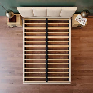 Cama Armable Napolés Lino Beige