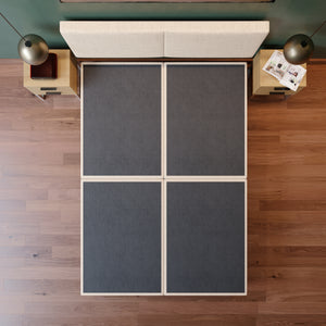 Cama Modular Praga Lino Beige