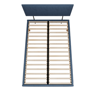 Cama Hibrida Nara Lino Azul