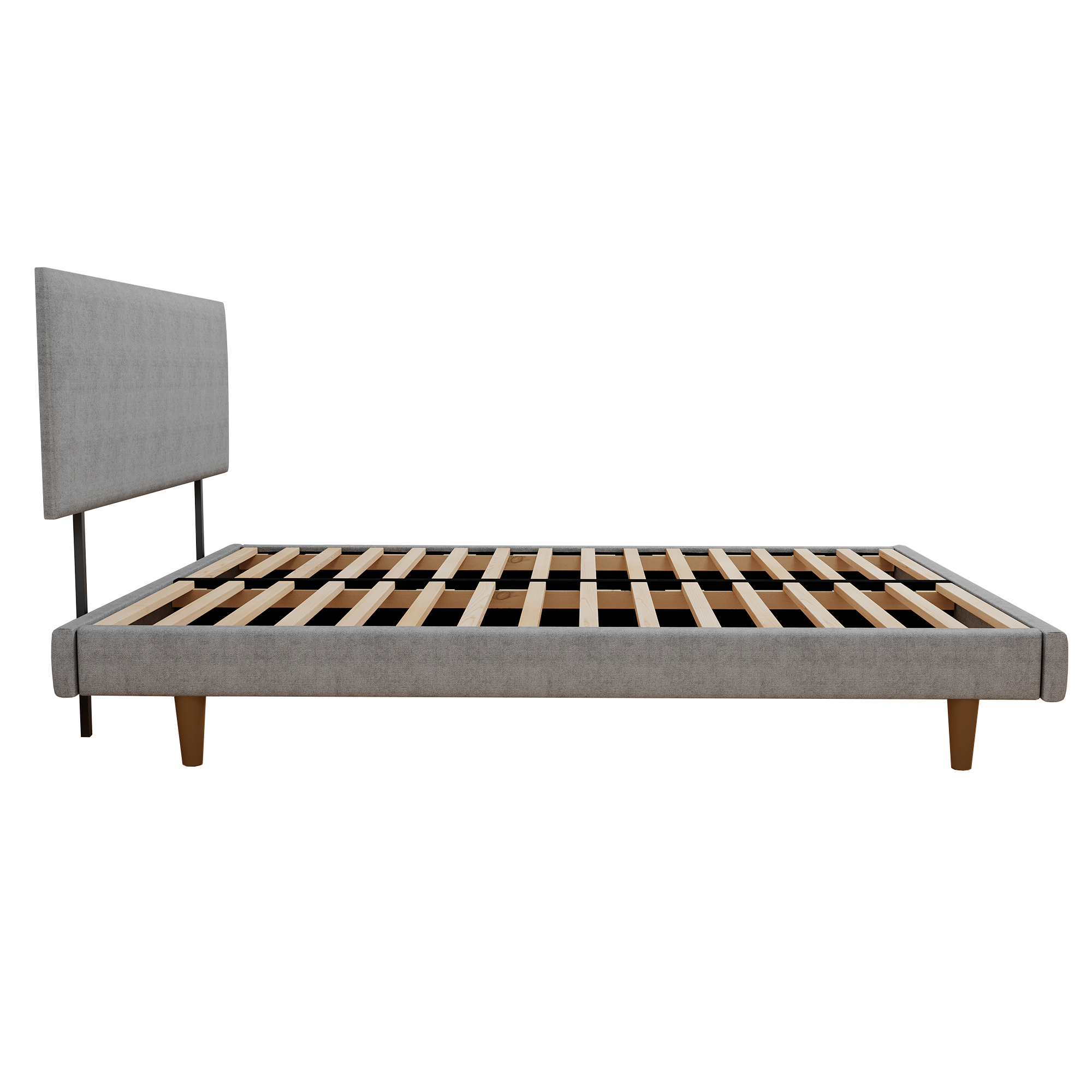 Cama Hibrida Nara Lino Gris