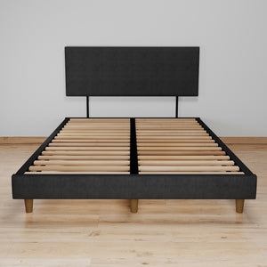 Cama Hibrida Nara Lino Negro