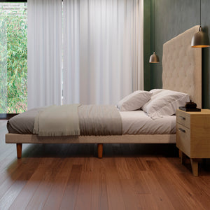 Cama Tradicional Quintana Lino Beige