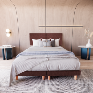Cama Modular Praga Lino Chocolate