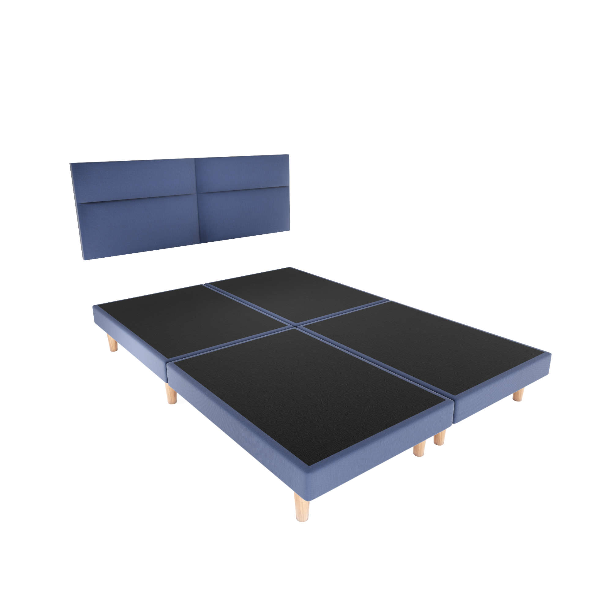 Cama Modular Cairo Lino Azul