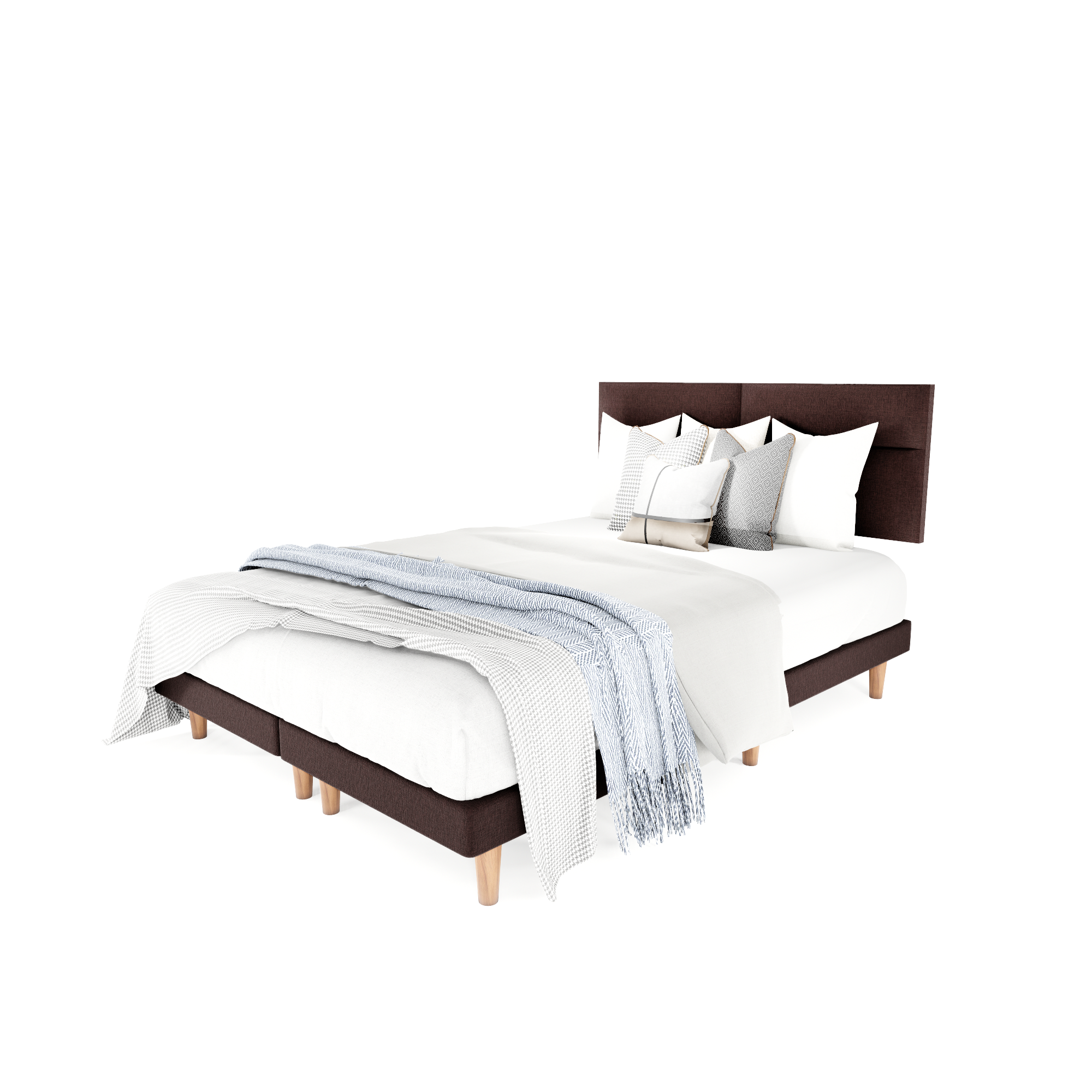 Cama Modular Cairo Lino Chocolate