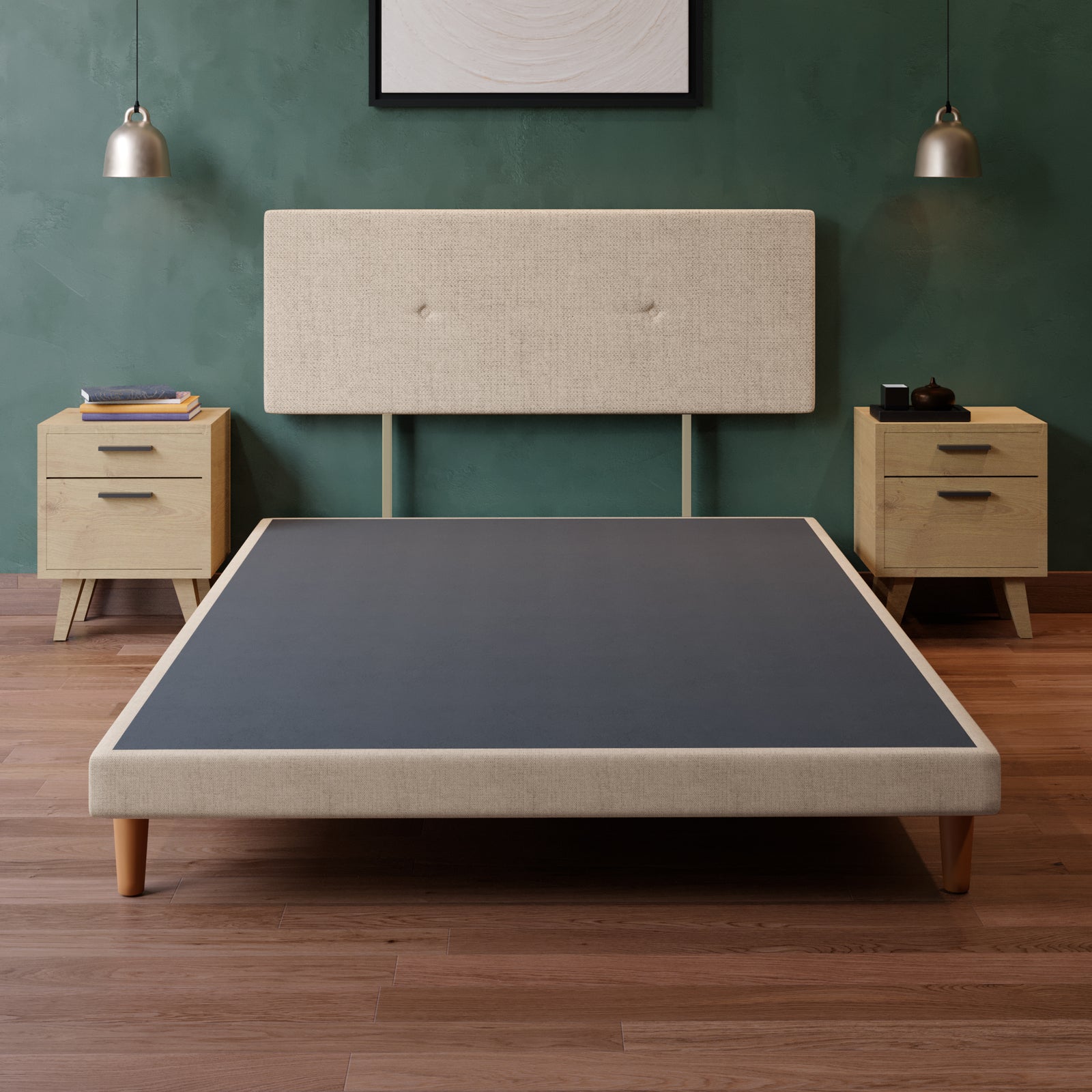 Cama Tradicional Urban Lino Beige