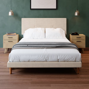 Cama Tradicional Urban Lino Beige