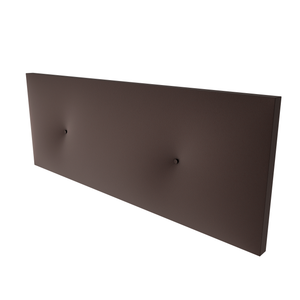 Cabecera para Base de Cama Urban Empotrable Vinil Chocolate