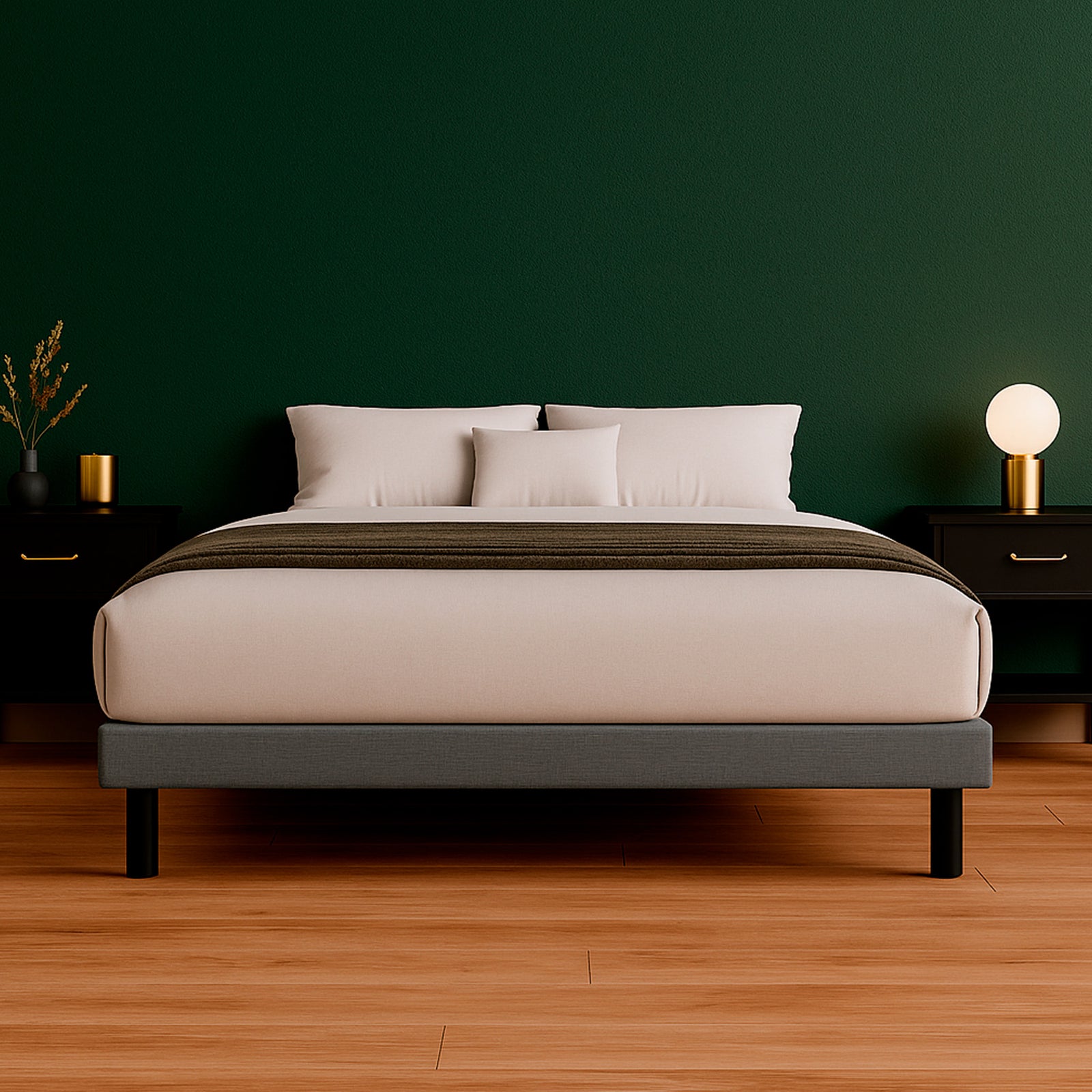 Base De Cama Urban Lino Gris