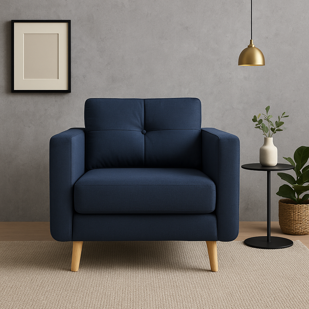 Sillon Cubo Azul