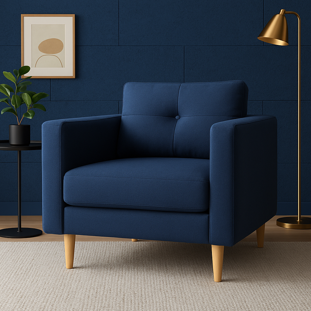 Sillon Cubo Azul