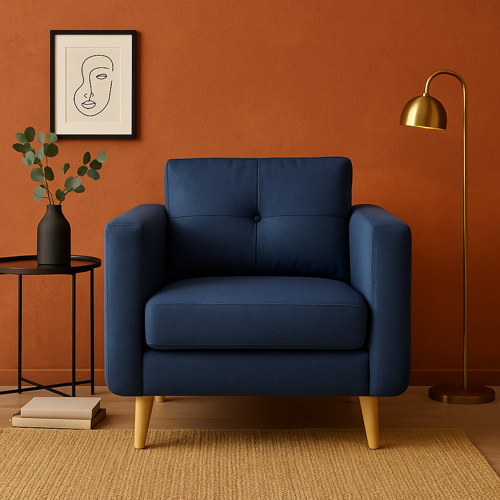 Sillon Cubo Azul