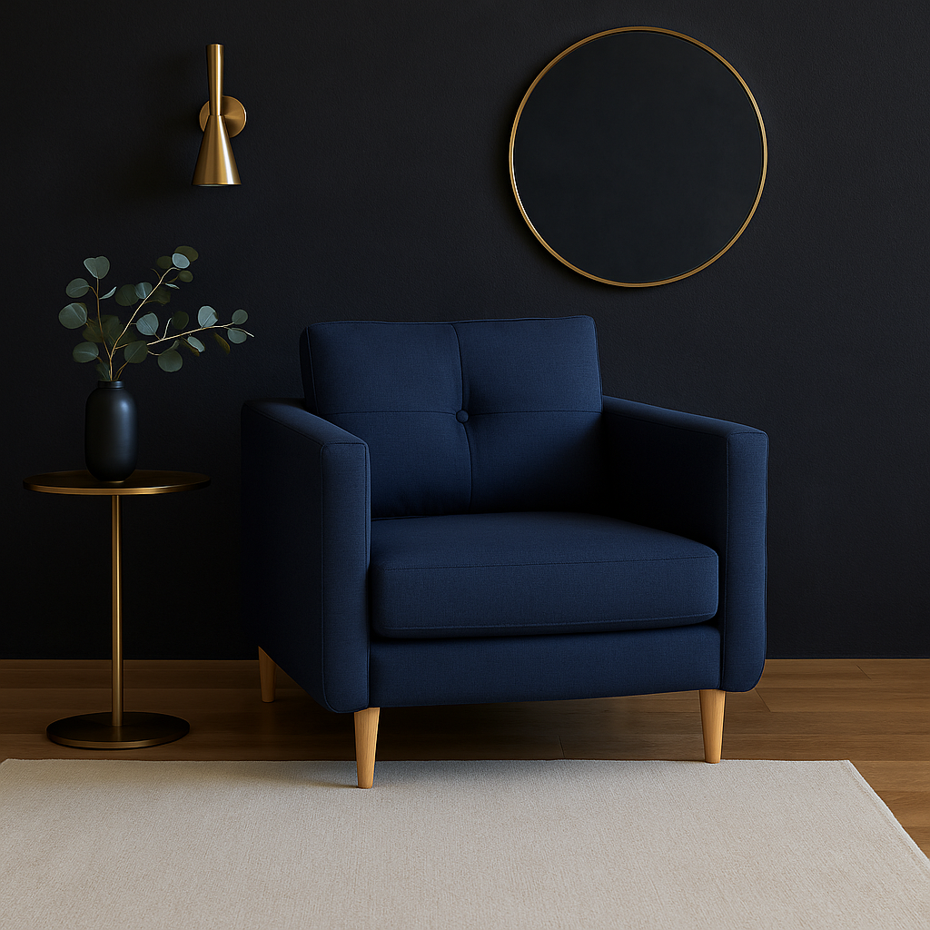 Sillon Cubo Azul