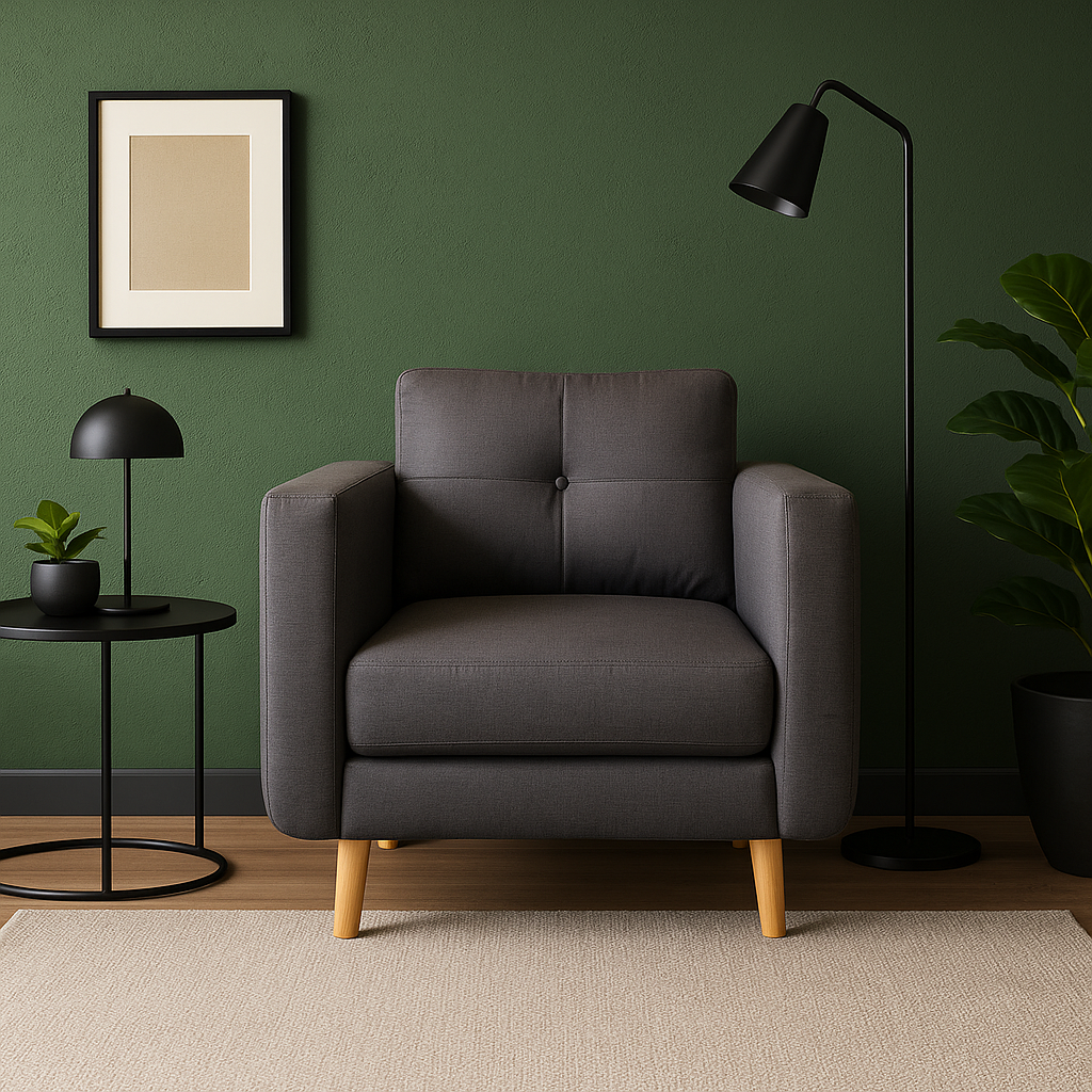 Sillon Cubo Gris