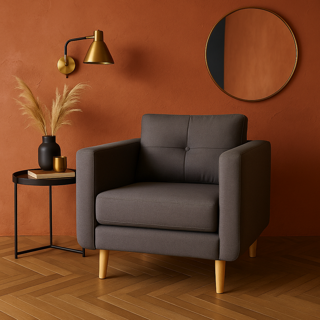Sillon Cubo Gris