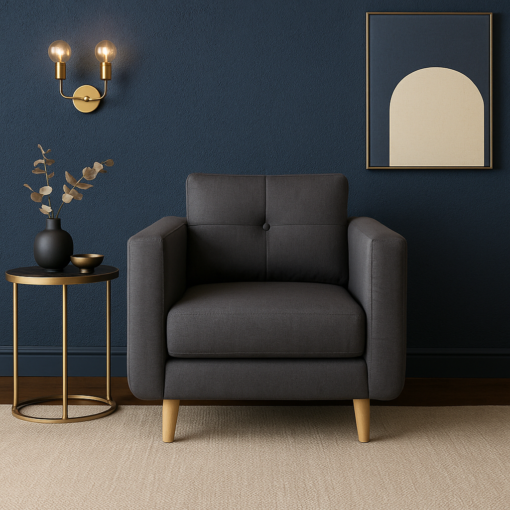 Sillon Cubo Gris