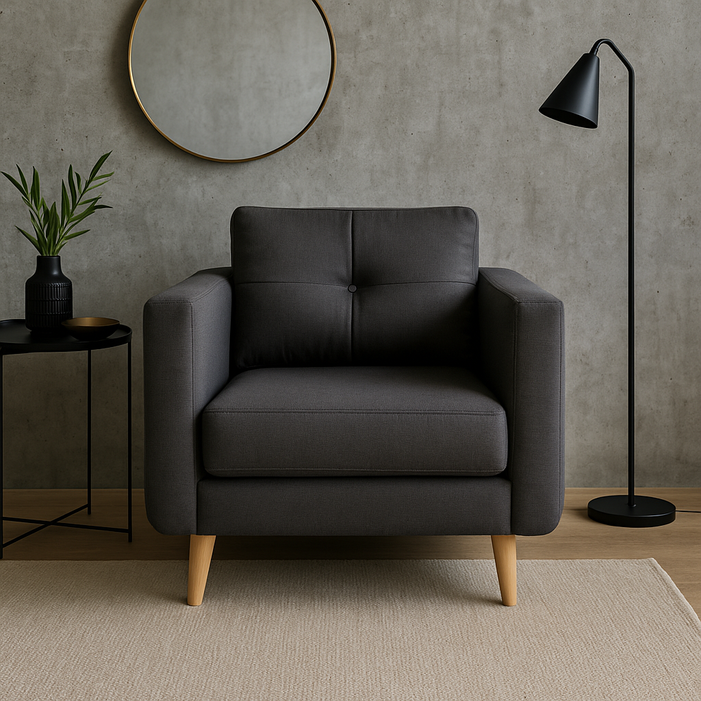 Sillon Cubo Gris