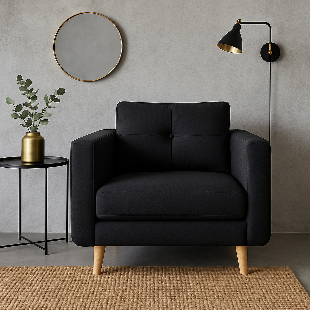 Sillon Cubo Negro