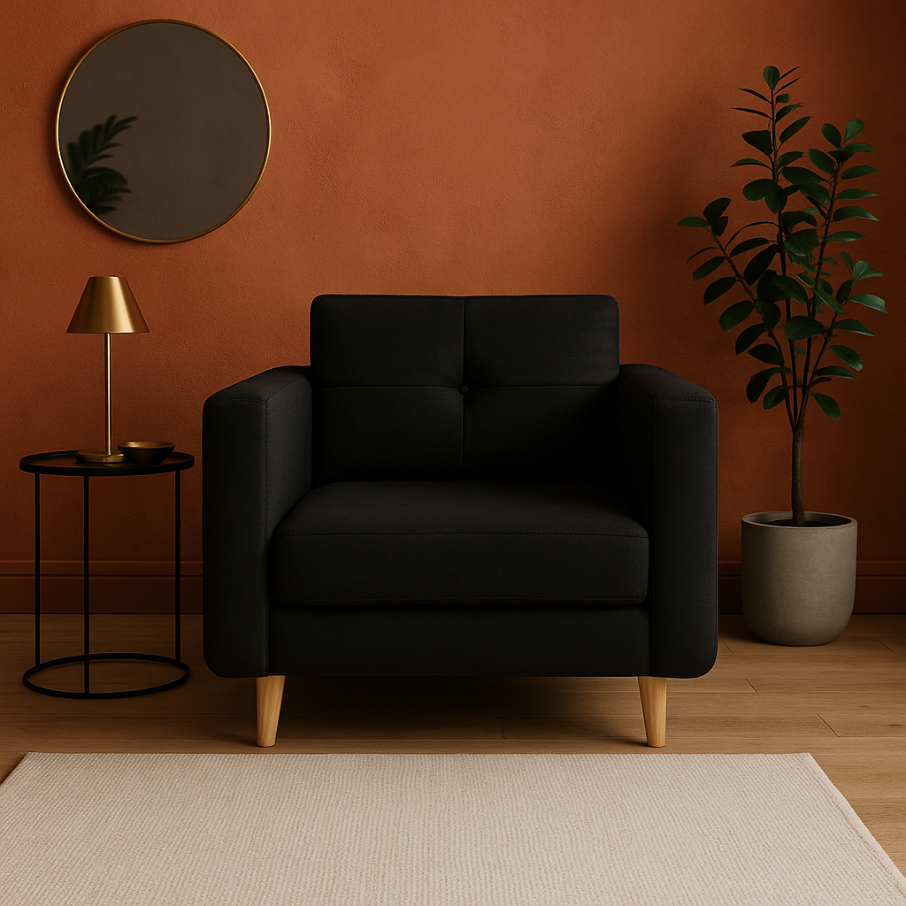 Sillon Cubo Negro