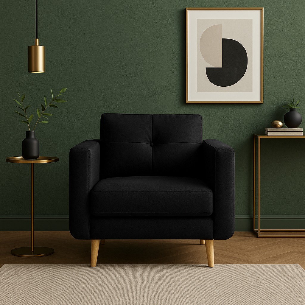 Sillon Cubo Negro