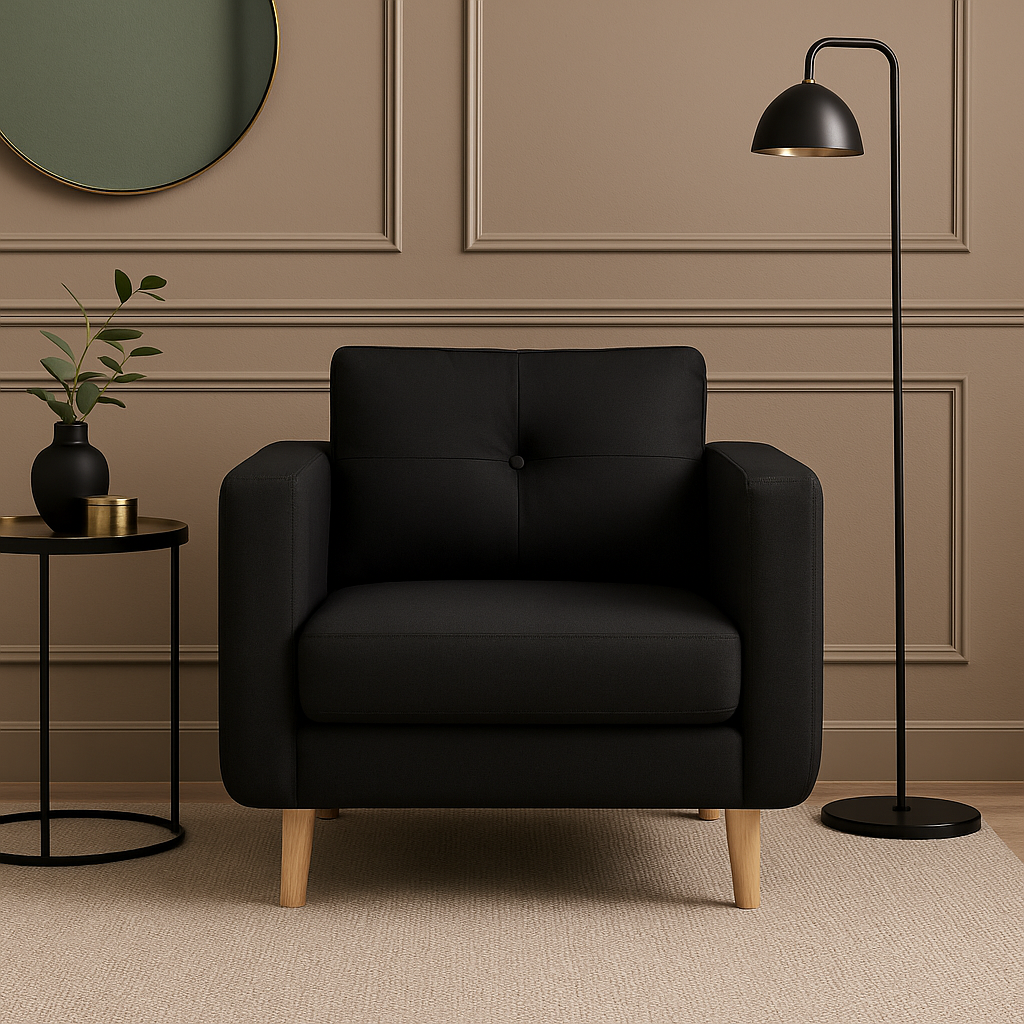 Sillon Cubo Negro