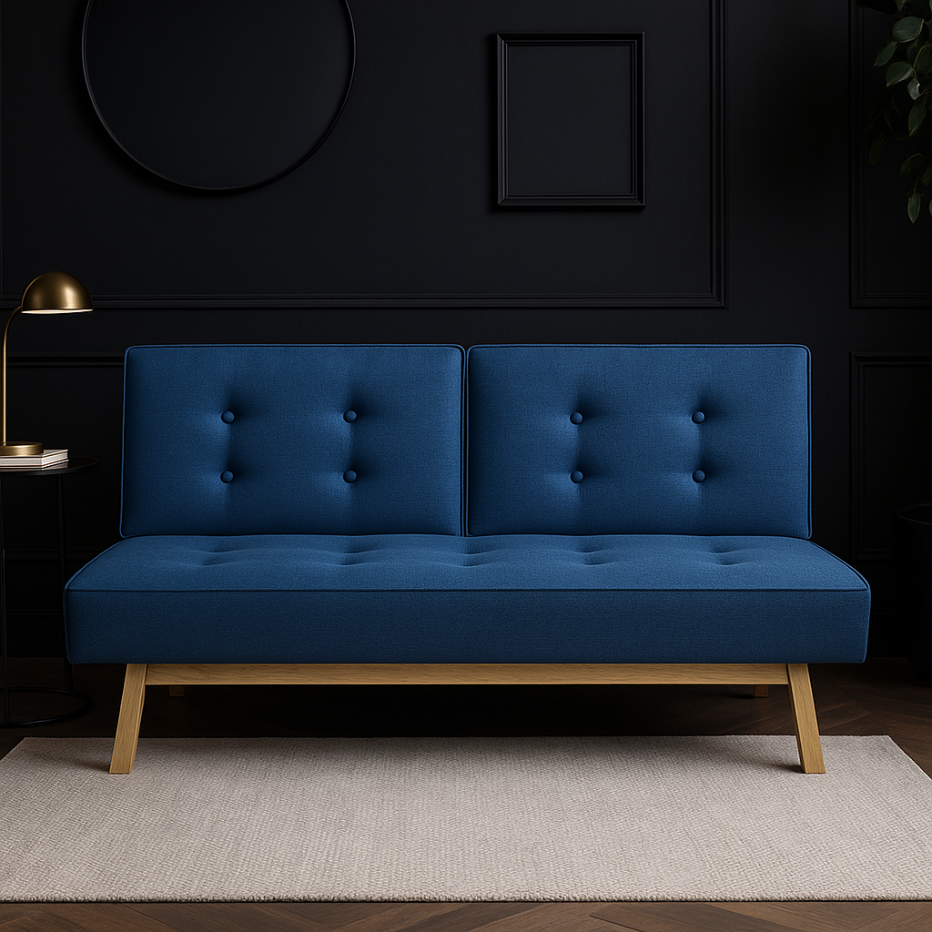 Sofa Cama Margarita Azul