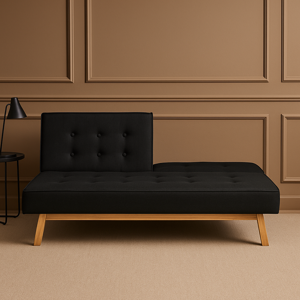 Sofa Cama Margarita Negro