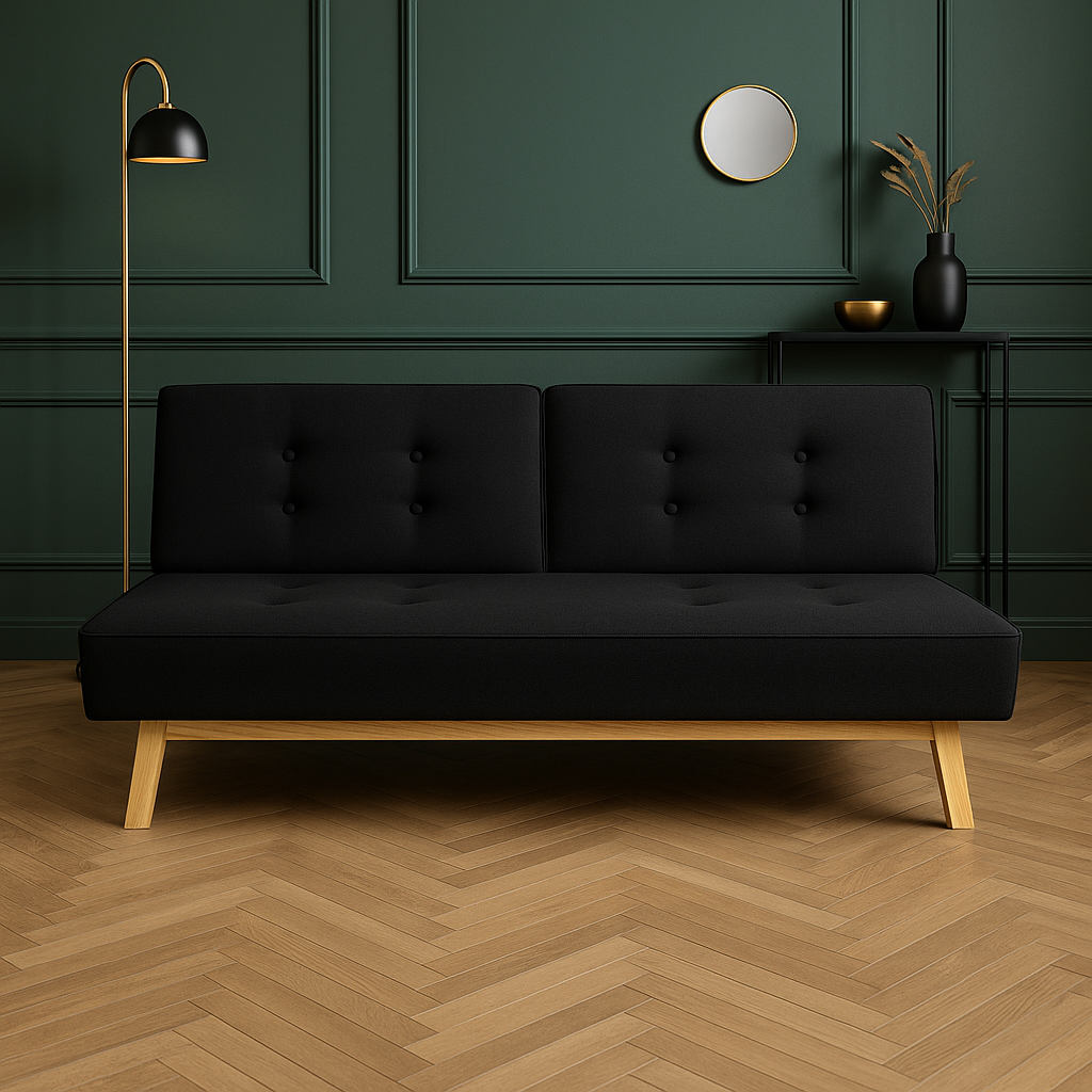 Sofa Cama Margarita Negro